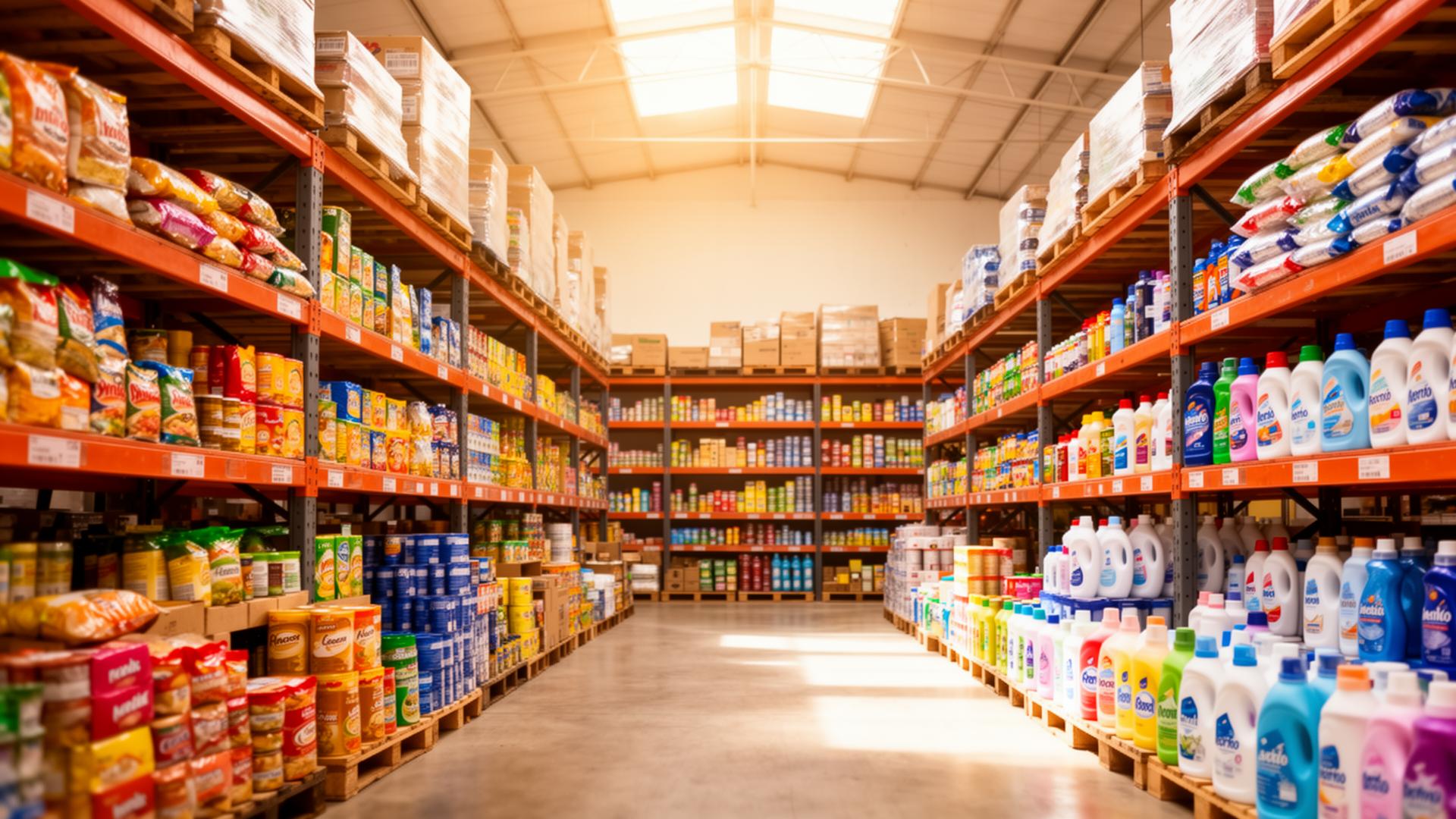 Bodega OFERCOM con productos de mayoreo